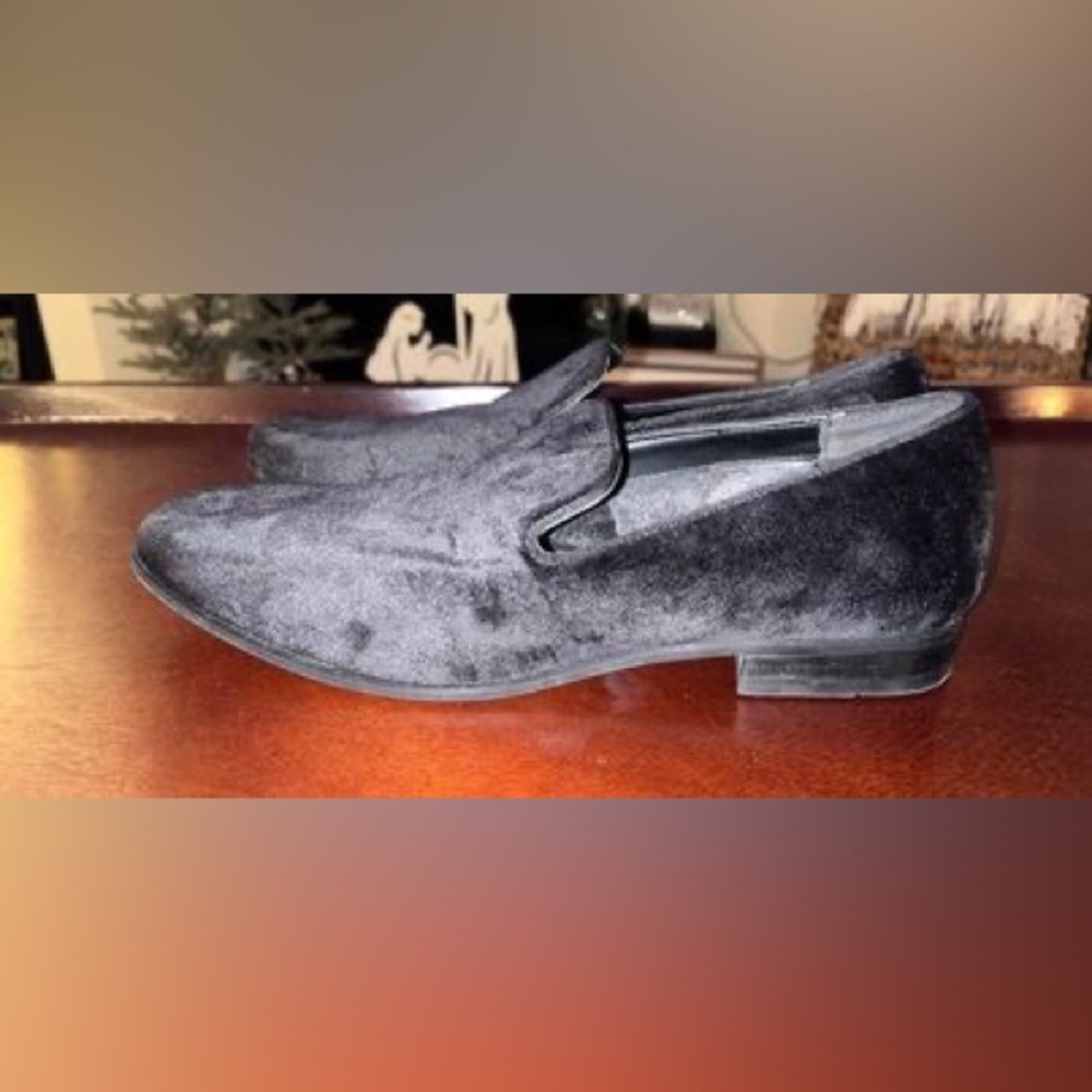 INC International Concepts Mens Trace Loafer Dress Shoes Black Slip On Size 11.5